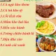 THỰC ĐƠN NGÀY 29-07-2020