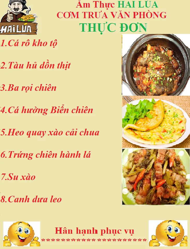 THỰC ĐƠN NGÀY 28-07-2020 