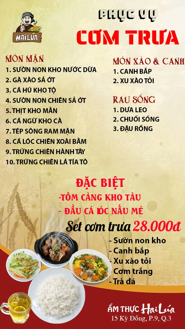 CƠM TRƯA NGÀY 11-11-2025 