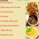 THỰC ĐƠN NGÀY 24-08-2020