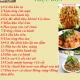 THỰC ĐƠN NGÀY 08-10-2020