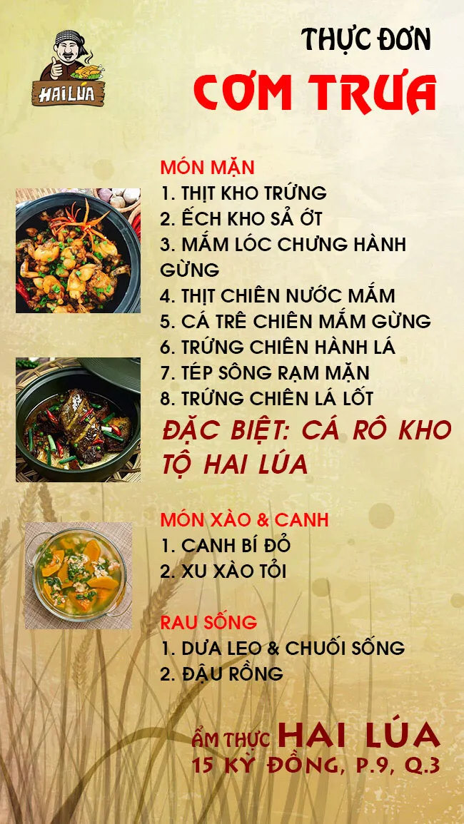 CƠM TRƯA NGÀY 27-06-2022 