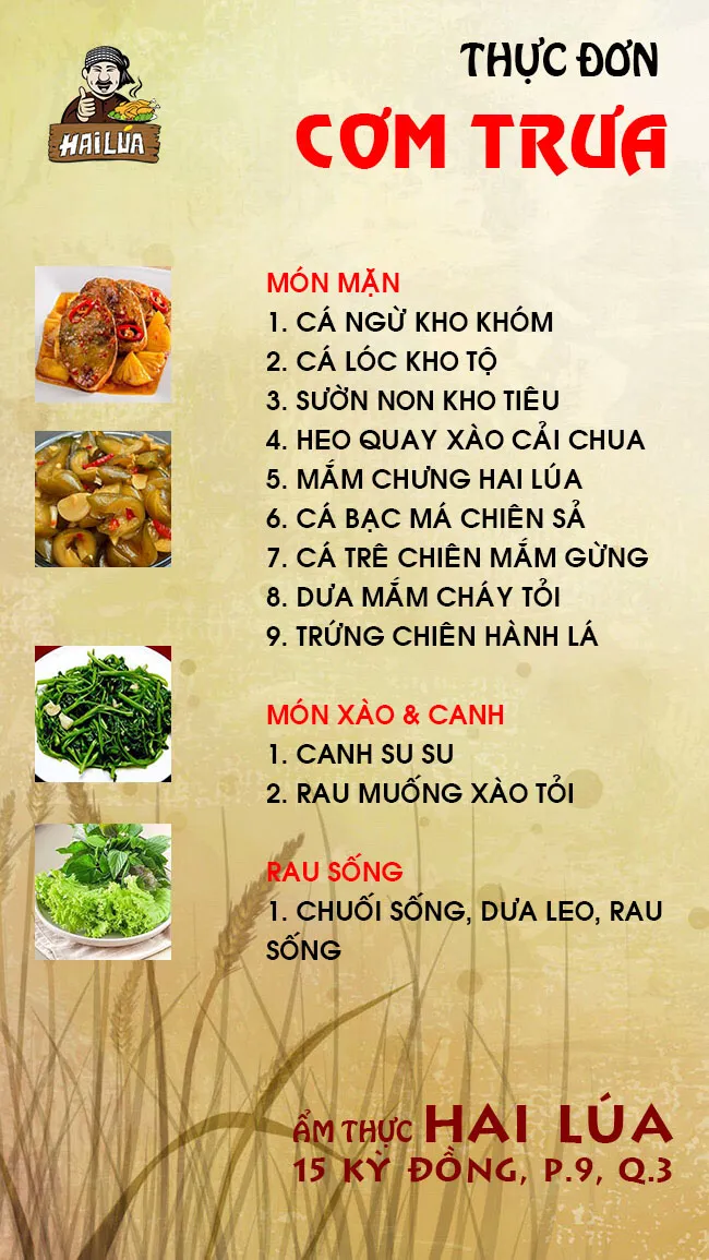 CƠM TRƯA NGÀY 04-05-2022 