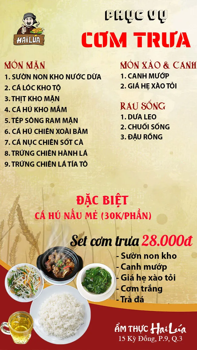 CƠM TRƯA NGÀY 21-08-2025 