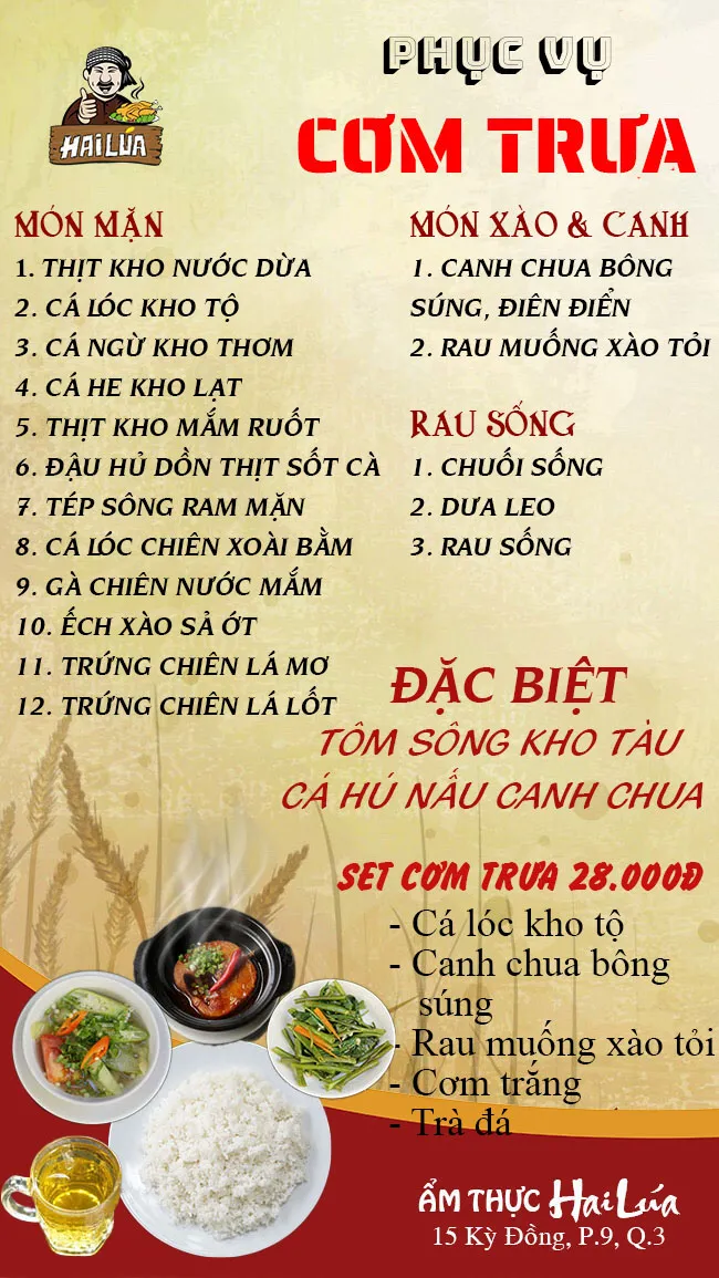 CƠM TRƯA NGÀY 21-01-2026 