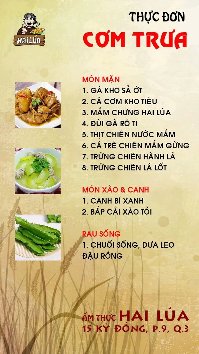 CƠM TRƯA NGÀY 21-06-2022 