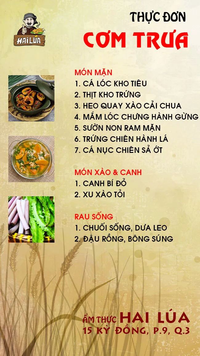 CƠM TRƯA NGÀY 03-06-2022 