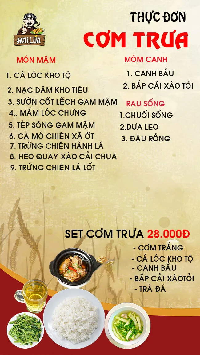 CƠM TRƯA NGÀY 10-02-2023 