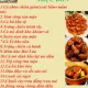 THỰC ĐƠN NGÀY 30-09-2020