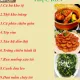 THỰC ĐƠN NGÀY 28-08-2020