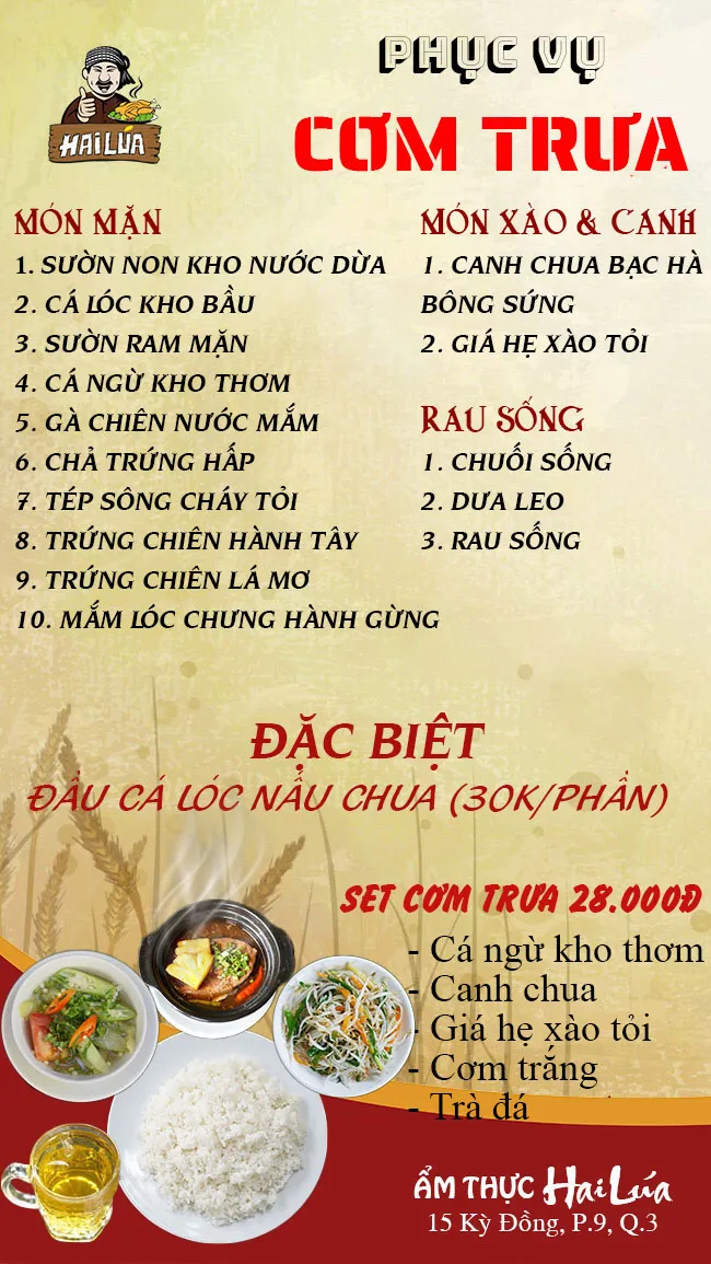 CƠM TRƯA NGÀY 13-08-2025 