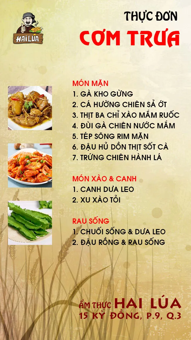 CƠM TRƯA NGÀY 31-05-2022 