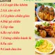 THỰC ĐƠN NGÀY 26-08-2020