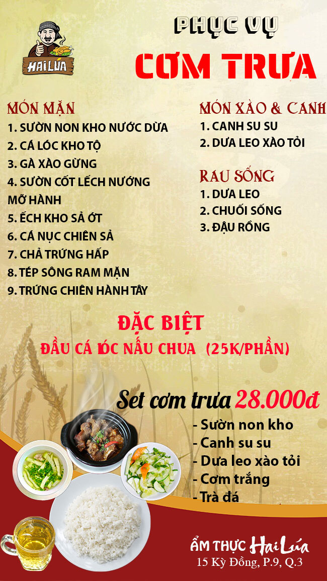 Ẩm thực Hai Lúa