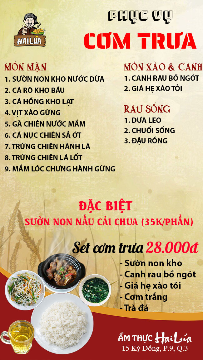 Ẩm thực Hai Lúa