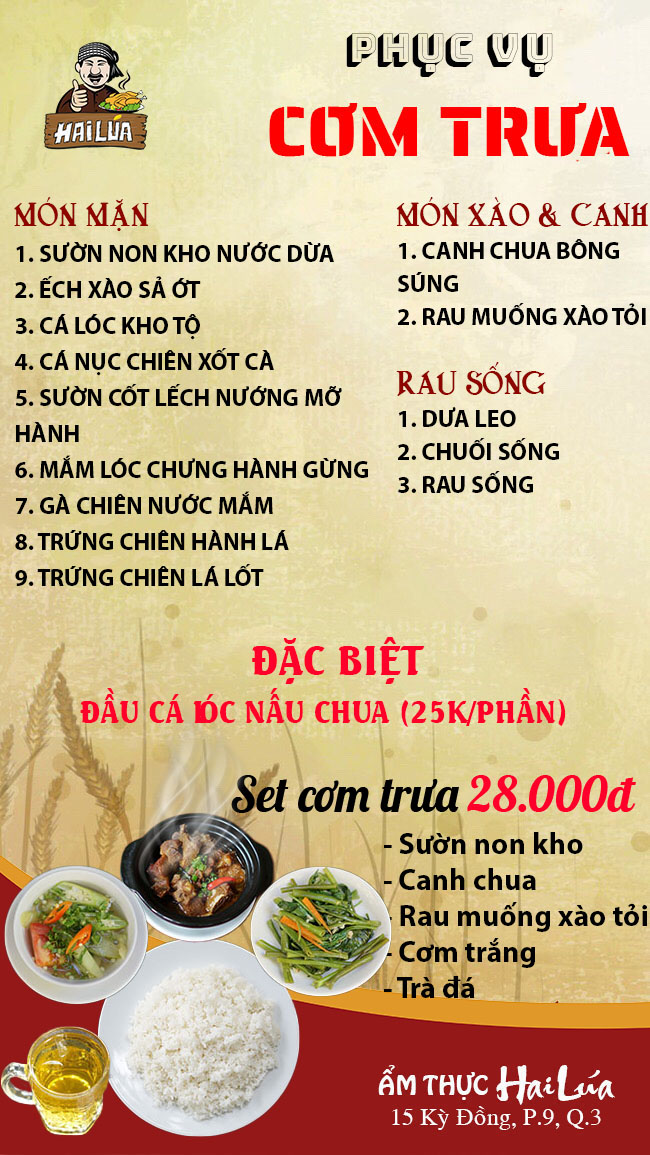 Ẩm thực Hai Lúa