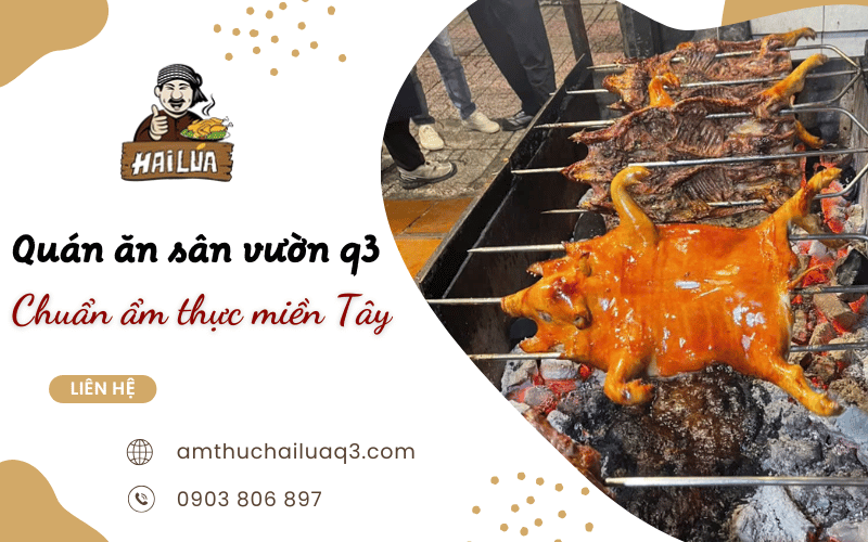 Quán ăn sân vườn quận 3