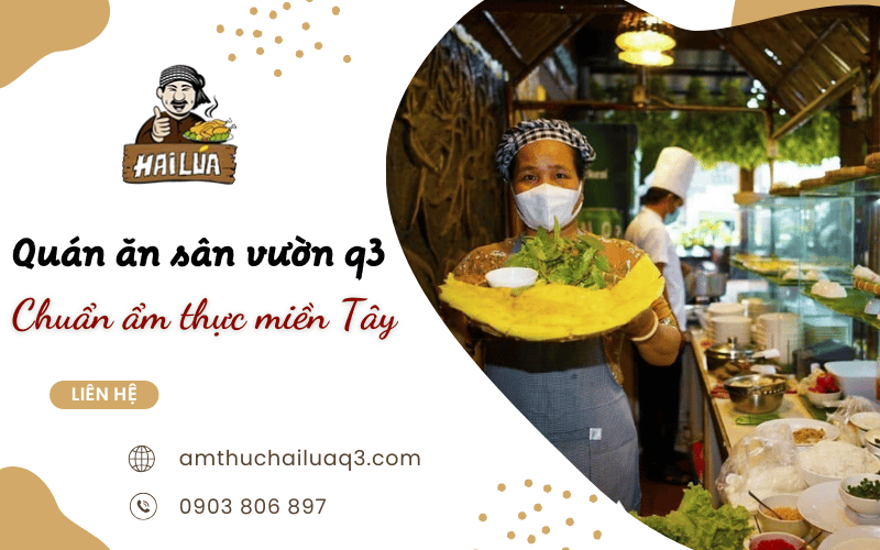 Quán ăn sân vườn quận 3