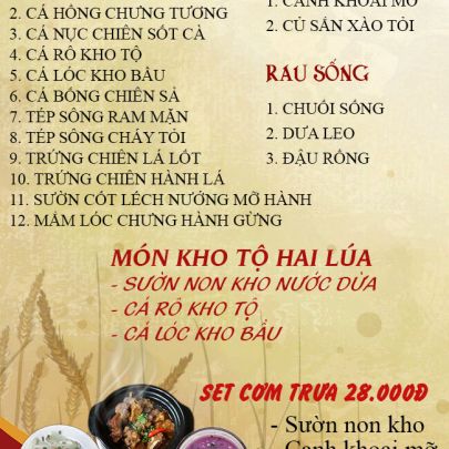CƠM TRƯA NGÀY 12-06-2024