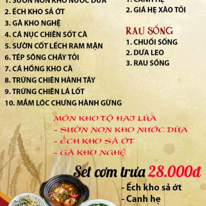 CƠM TRƯA NGÀY 07-03-2025