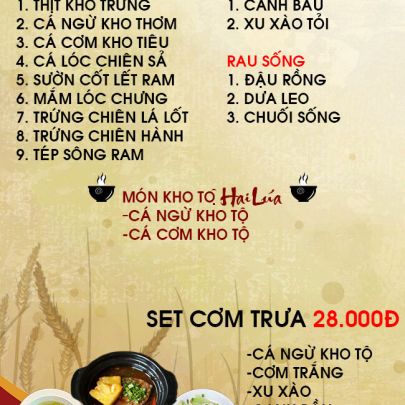 CƠM TRƯA NGÀY 15-08-2022