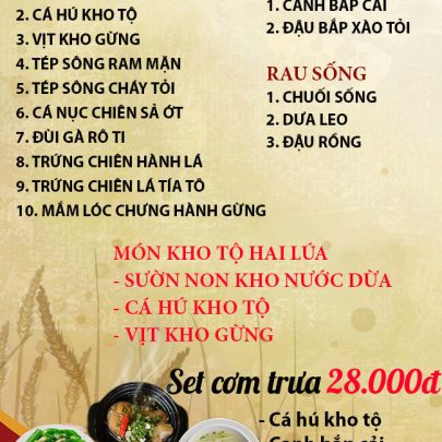 CƠM TRƯA NGÀY 07-08-2024