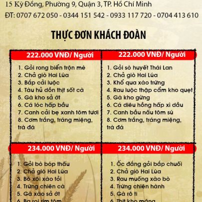 THỰC ĐƠN 2
