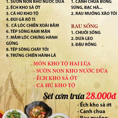 CƠM TRƯA NGÀY 27-11-2023
