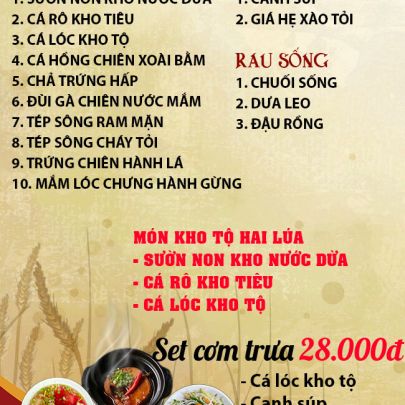 CƠM TRƯA NGÀY 05-02-2024