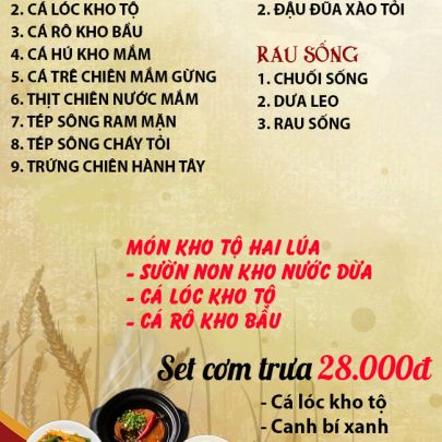 CƠM TRƯA NGÀY 19-11-2024