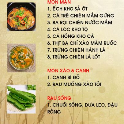 CƠM TRƯA NGÀY 09-06-2022