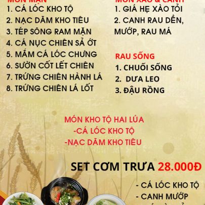 CƠM TRƯA NGÀY 24-02-2023