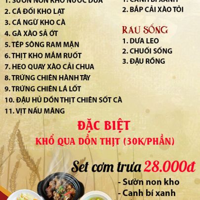 CƠM TRƯA NGÀY 19-08-2025