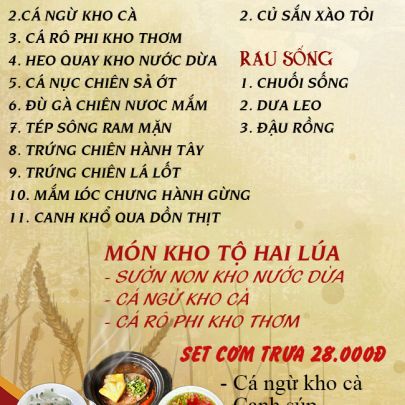 CƠM TRƯA NGÀY 31-03-2025