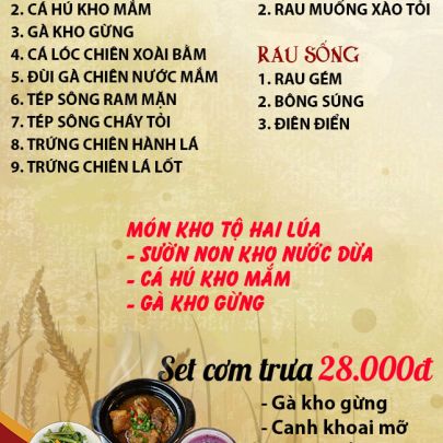 CƠM TRƯA NGÀY 01-08-2024