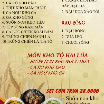CƠM TRƯA NGÀY 10-07-2024