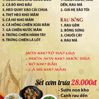 CƠM TRƯA NGÀY 13-02-2025