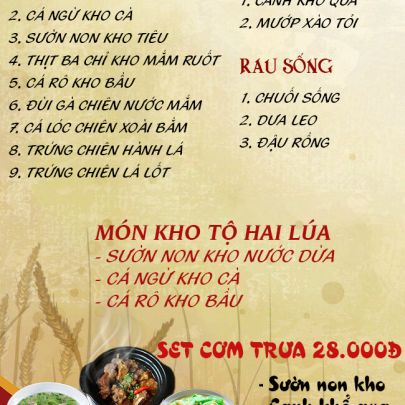 CƠM TRƯA NGÀY 02-05-2024