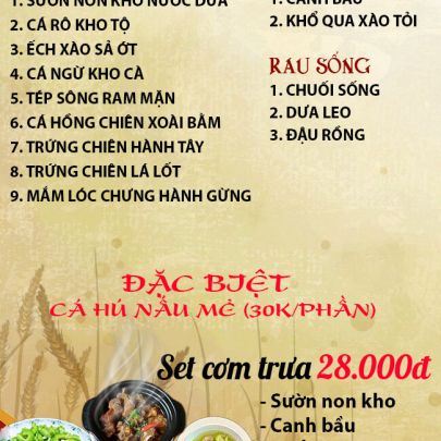 CƠM TRƯA NGÀY 21-04-2025