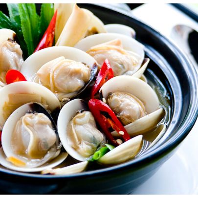 Nghêu hấp sả