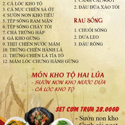 CƠM TRƯA NGÀY 17-06-2024
