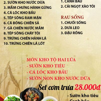 CƠM TRƯA NGÀY 04-12-2023