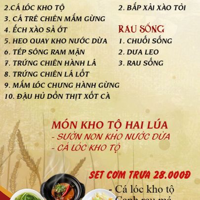 CƠM TRƯA NGÀY 19-02-2025