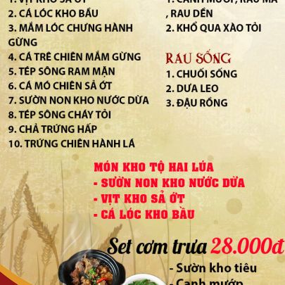 CƠM TRƯA NGÀY 04-01-2024