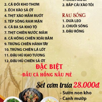 CƠM TRƯA NGÀY 04-11-2025