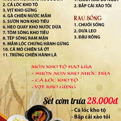 CƠM TRƯA NGÀY 28-02-2025