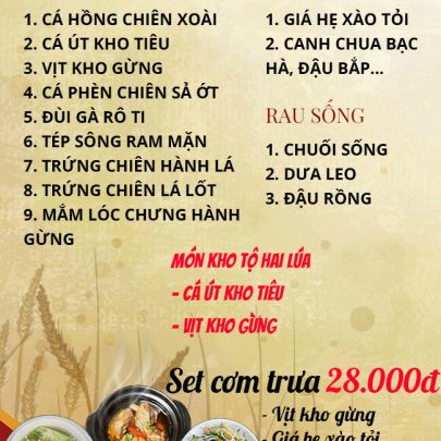 CƠM TRƯA NGÀY 05-04-2023