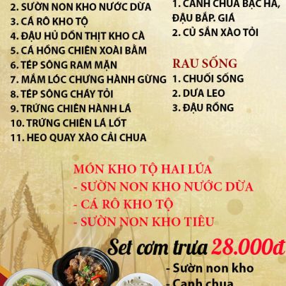 CƠM TRƯA NGÀY 02-01-2024