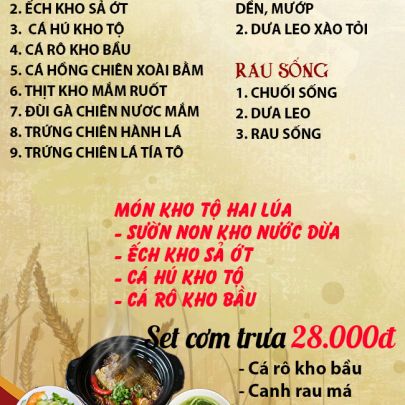 CƠM TRƯA NGÀY 11-06-2024