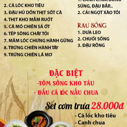 CƠM TRƯA NGÀY 31-12-2025